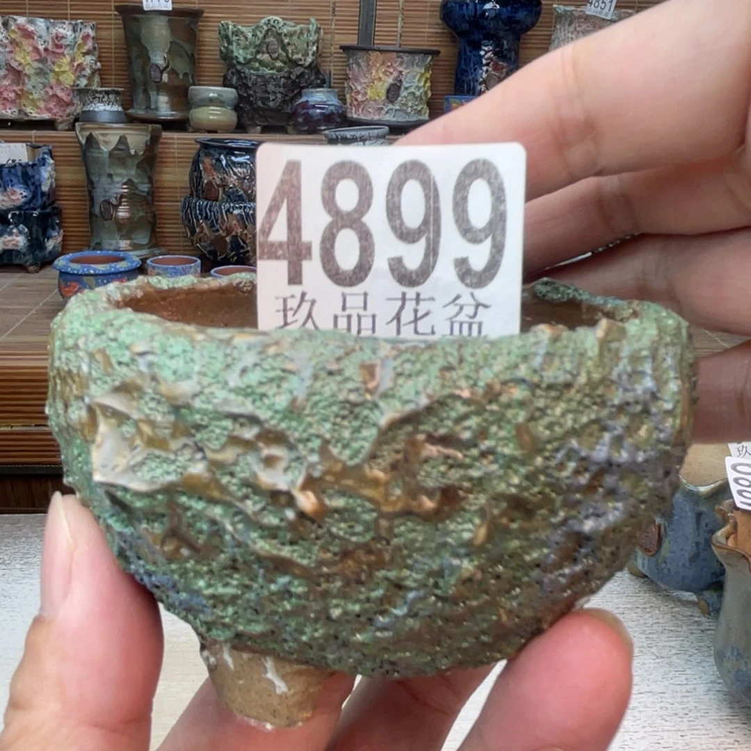 景德镇陶瓷手工花盆默认瑕疵