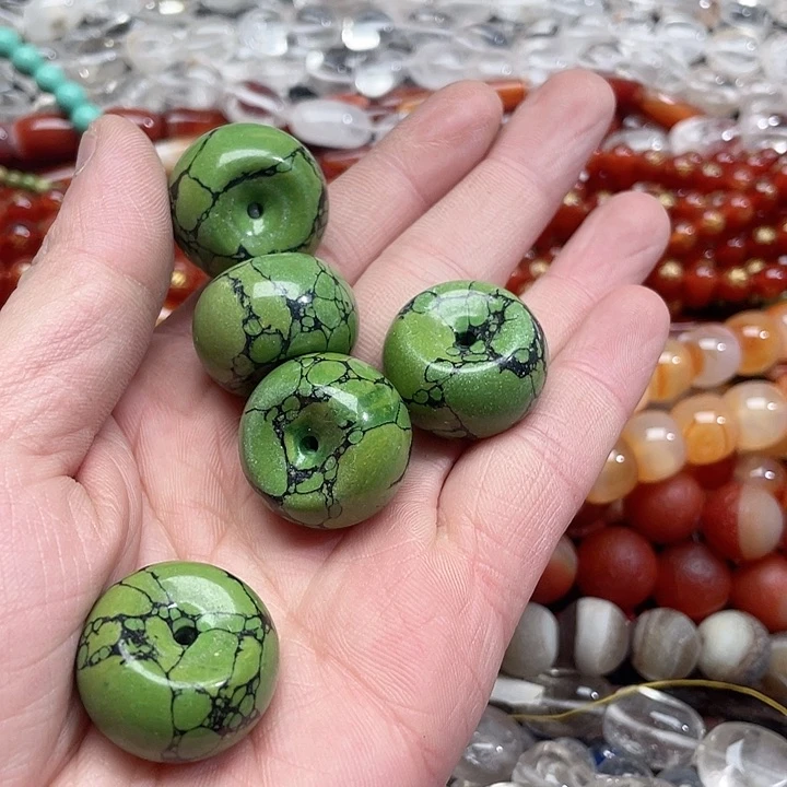 玛瑙/玉髓珠宝半成品未镶嵌一个25mm天然松吊坠