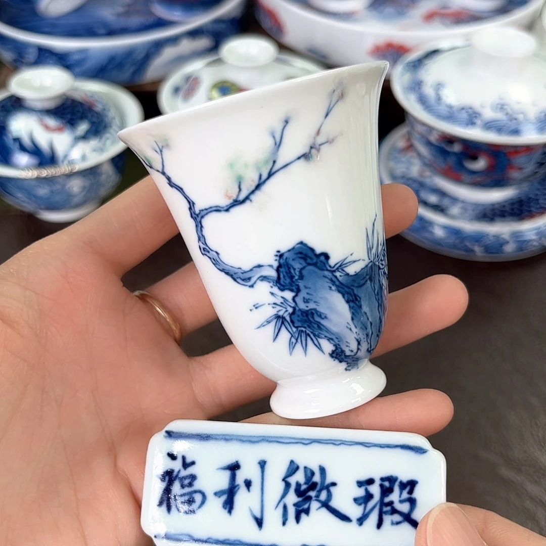 摆件手绘高温瓷器瓷器
