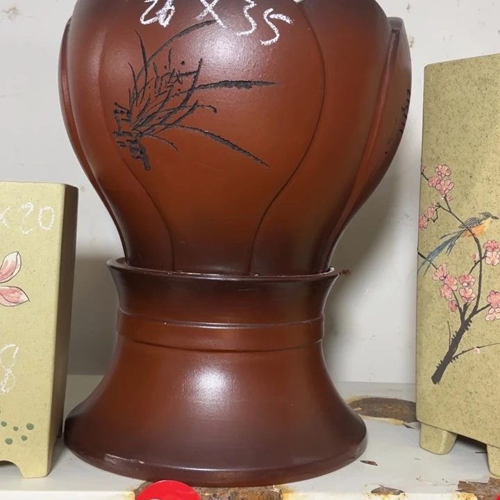 紫砂花盆紫砂花盆