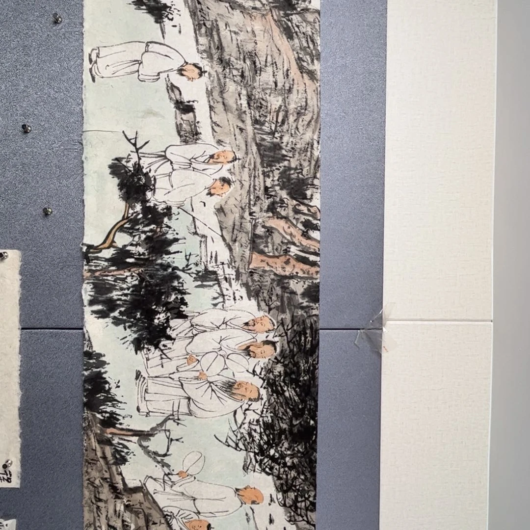 国画一山老师作品溪山行旅