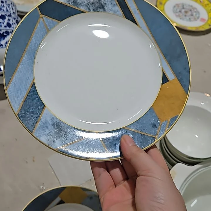 瓷片微瑕8寸6个浅盘6966666666