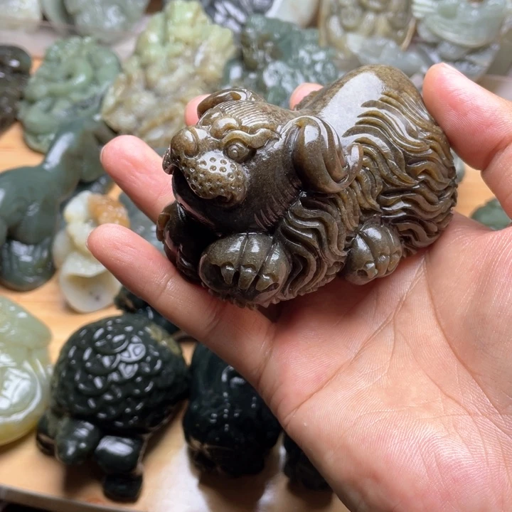 和田玉未镶嵌挂件用****9