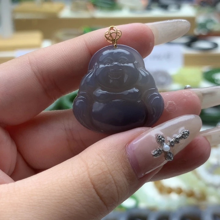 18K金镶嵌手链和田玉