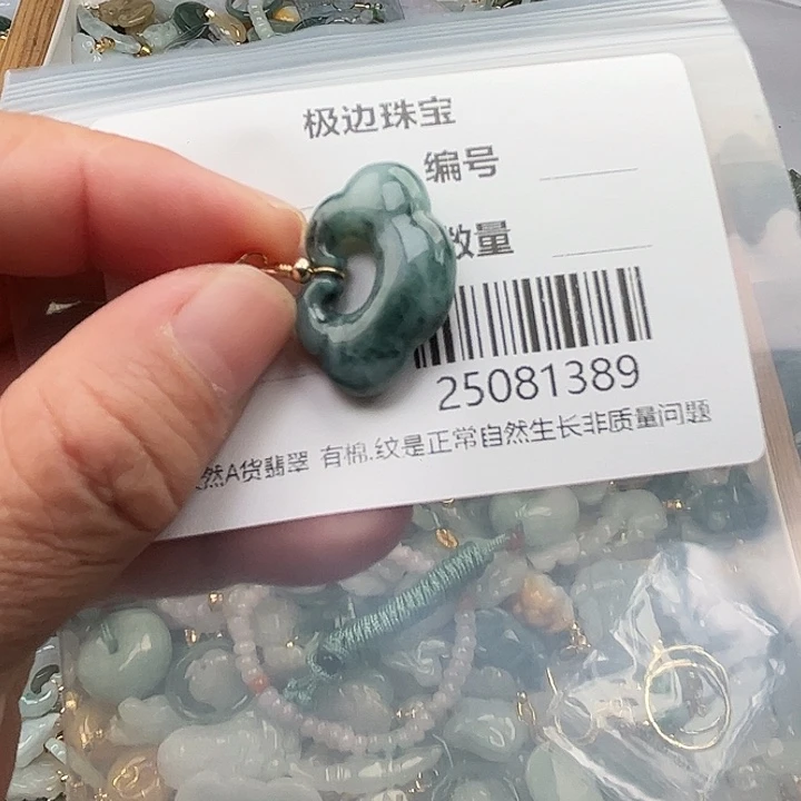 翡翠未镶嵌颈饰挂件