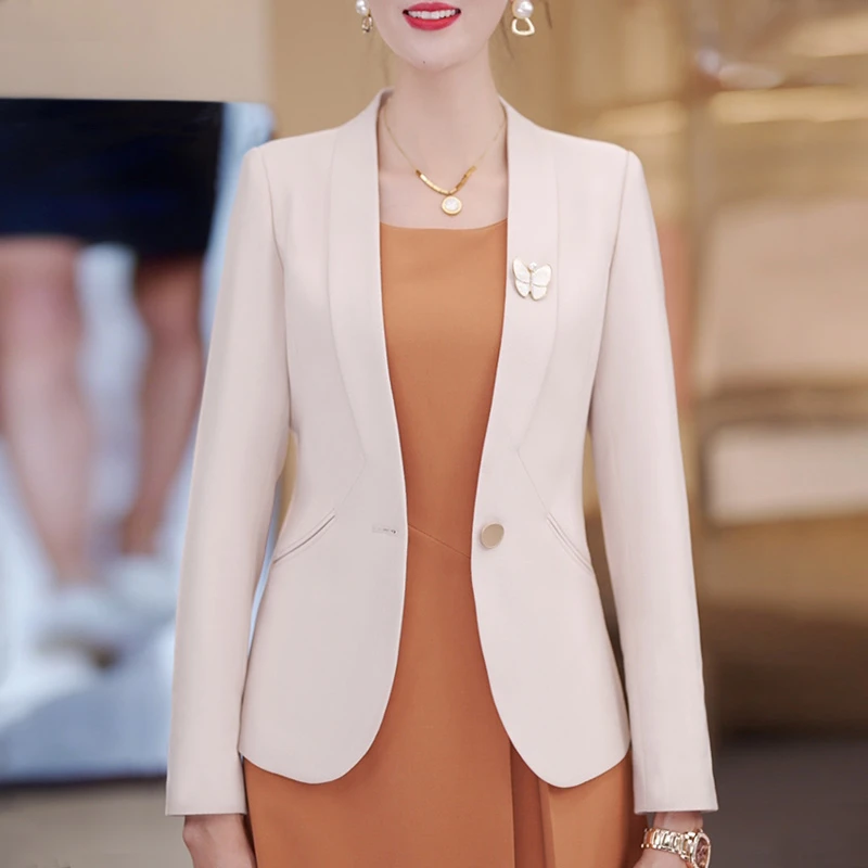 西装外套女春秋2025新款时尚气质小个子女式短款西服X23971