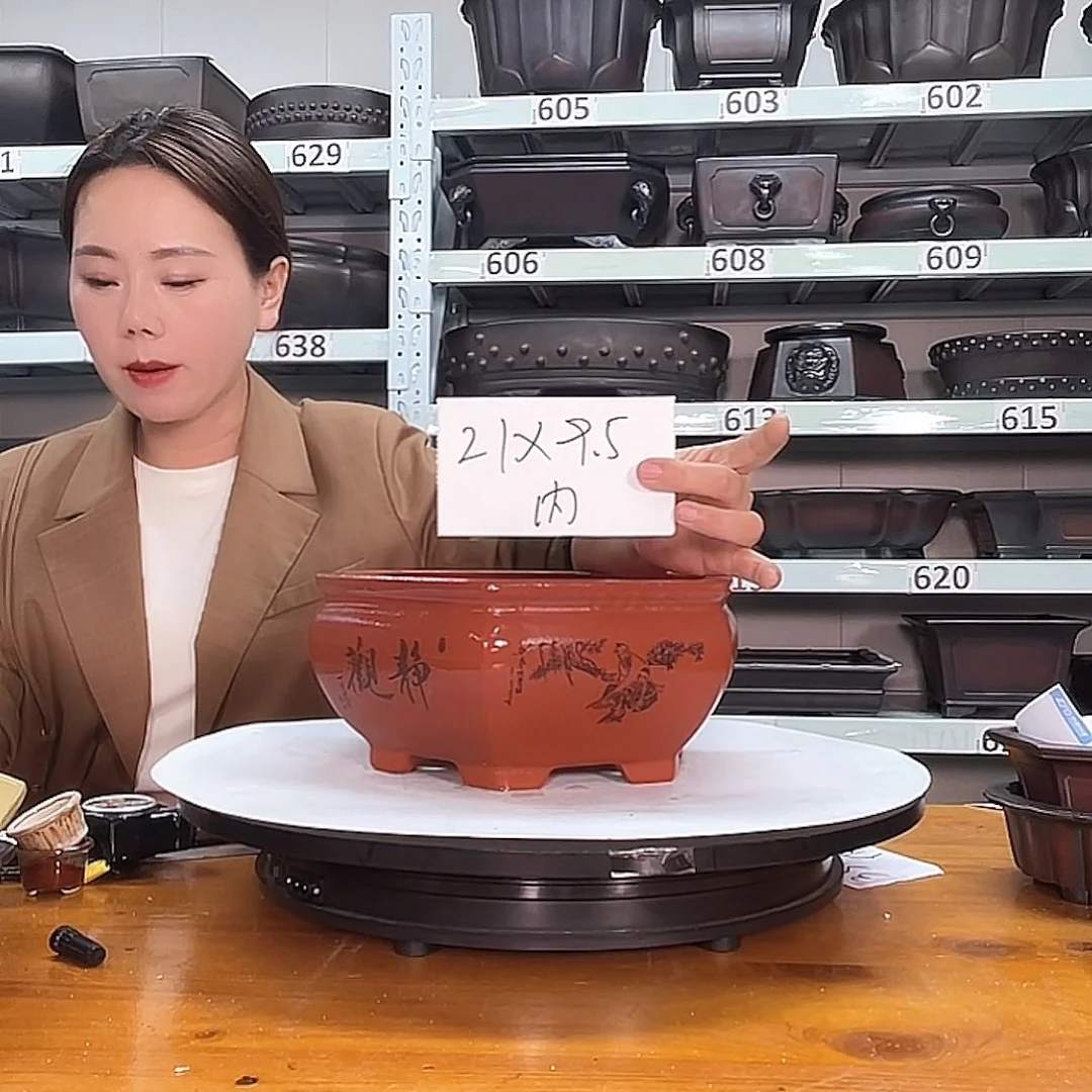 紫砂花盆宜兴紫砂30号