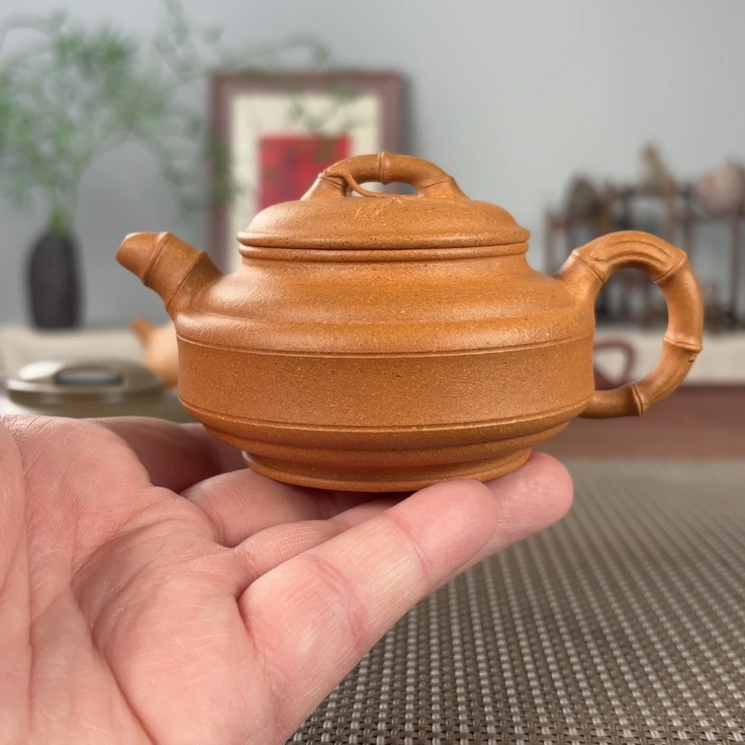 紫砂茶壶黄龙山原矿紫砂壶160