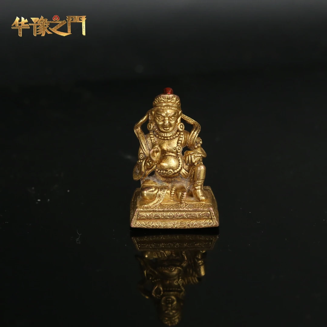 十九世纪黄财神像【华豫之门】AYC2512271014
