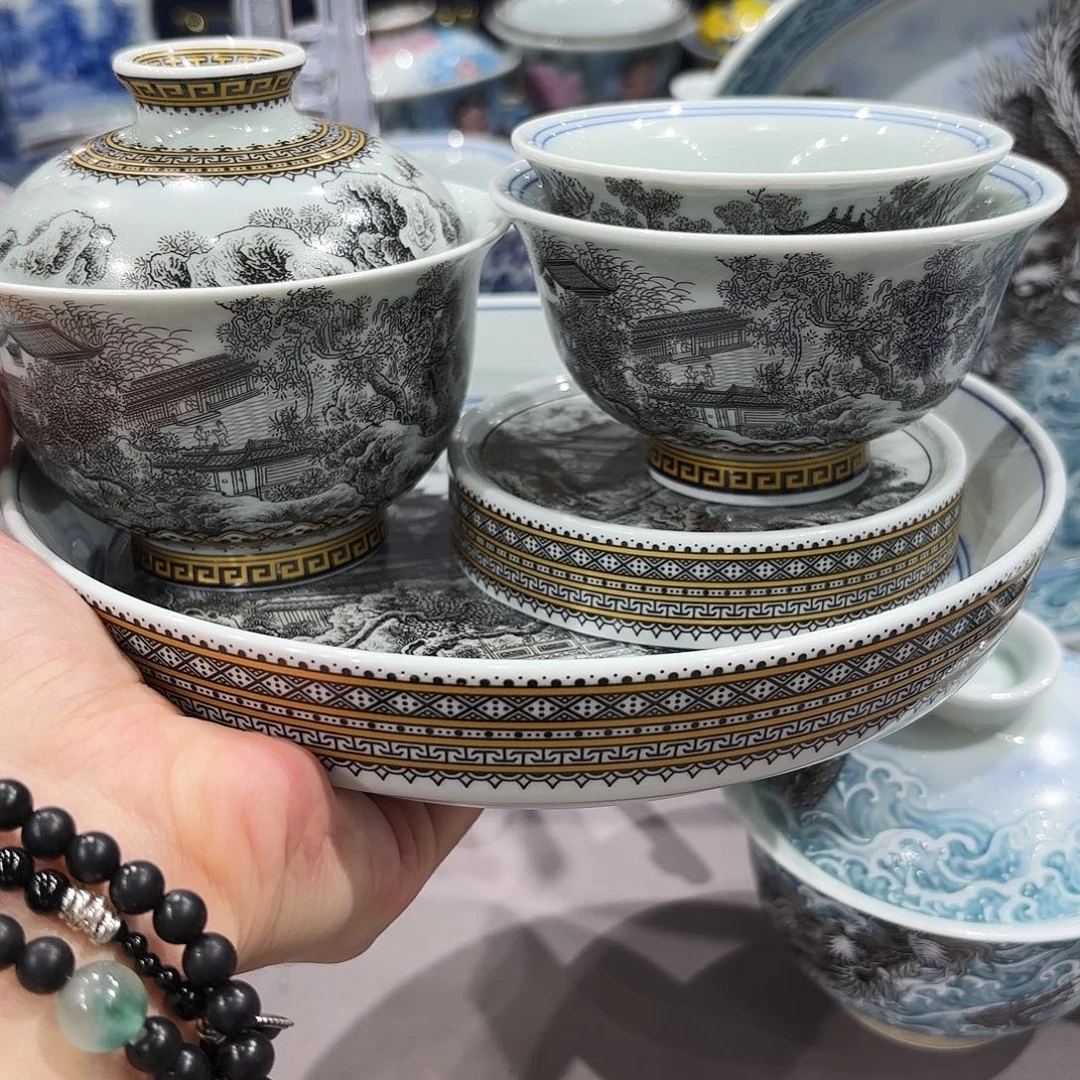 瓷片景德镇瓷器精品展示