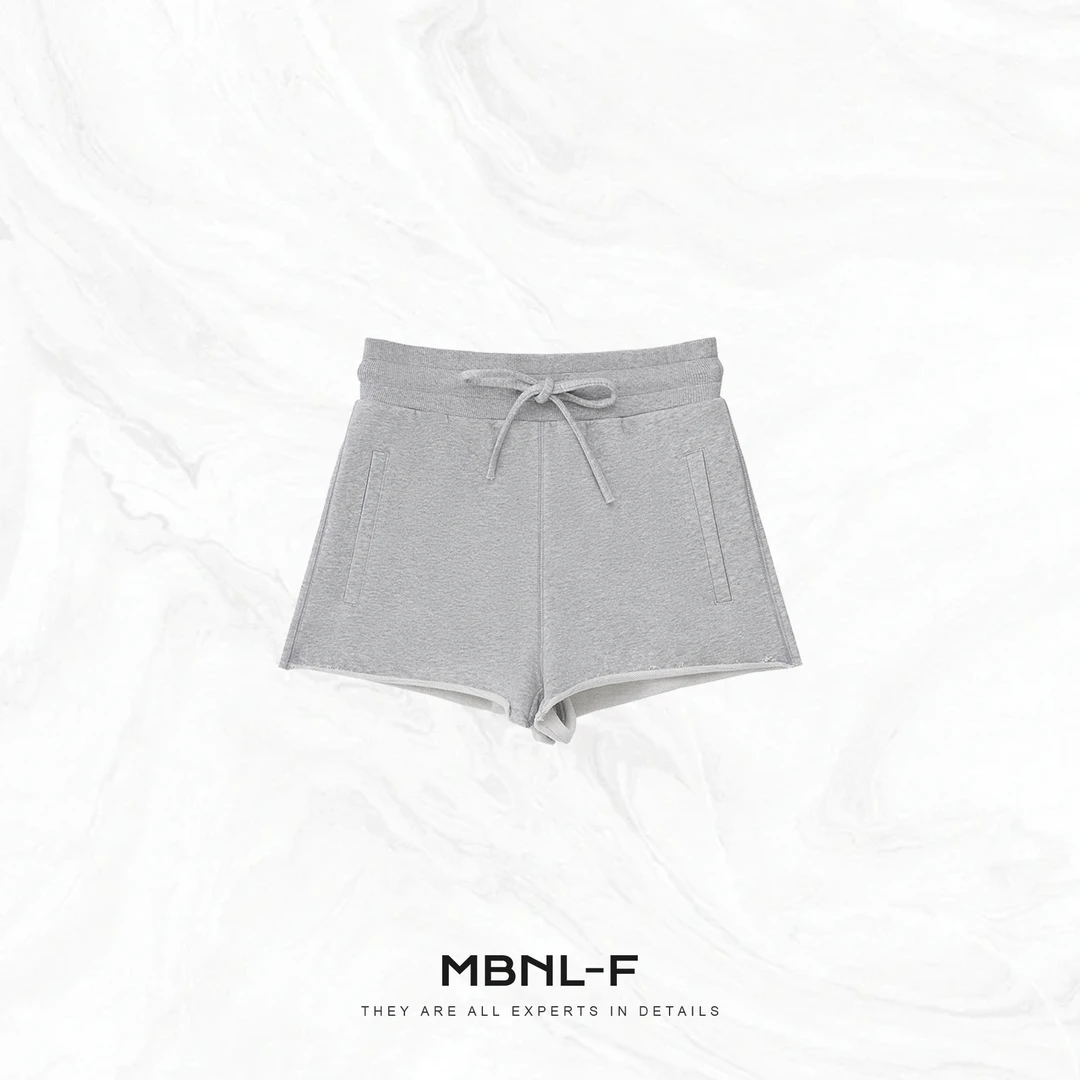 MBNL-F“卷边裤” 夏季随性松弛感A字休闲短裤 秦磊XM-XKZ5681