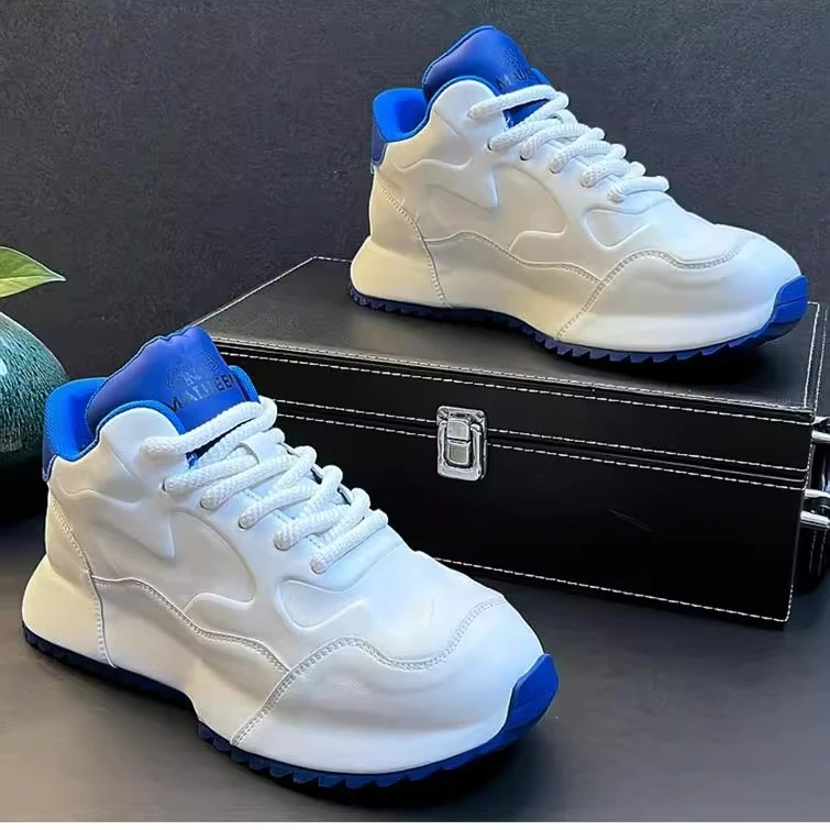 Louis Fordea/路易弗狄运动鞋夏季男款高档男轻奢增复古增高男