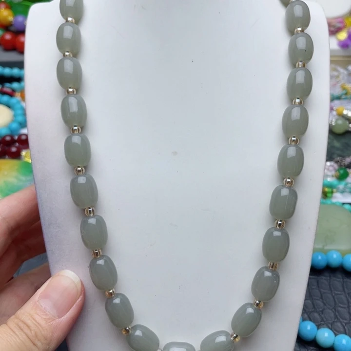树脂制品11号烟灰项链