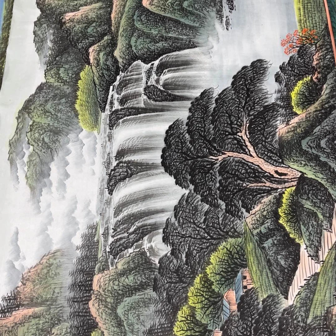 国画国画作品老师手绘