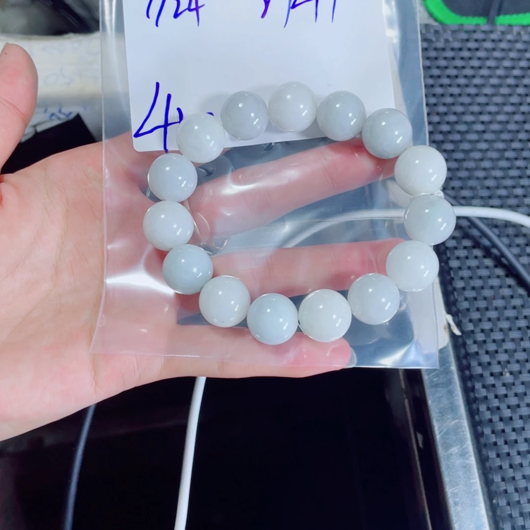 定制翡翠未镶嵌涛****勤珠串