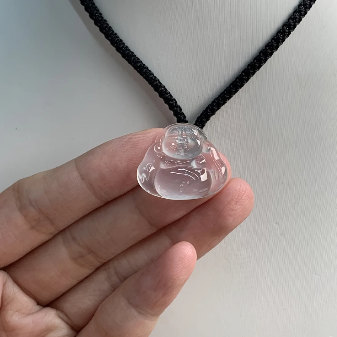 天然缅甸翡翠A货佛公19.9-23.1-4.5