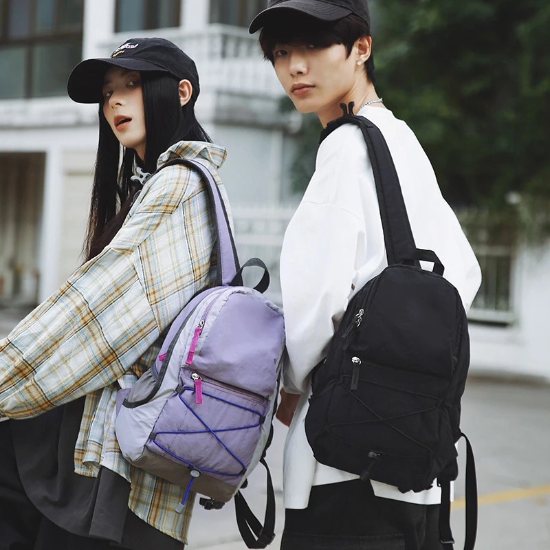 户外登山包双肩包女轻便外出春游徒步爬山小背包旅行骑行运动书包