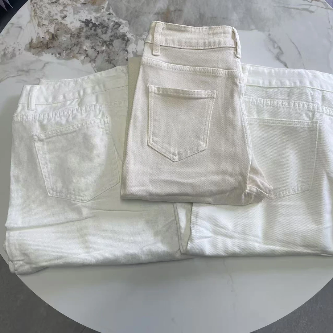 3直播专属（备注编码）牛仔裤女高腰正品无瑕疵显瘦宽松百搭裤子