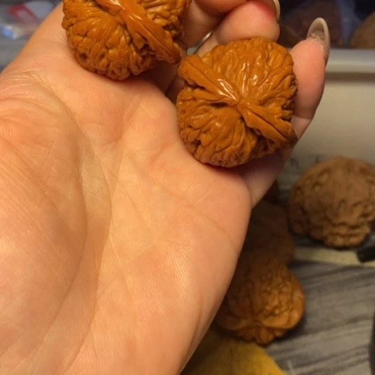 吊坠文玩核桃白狮子