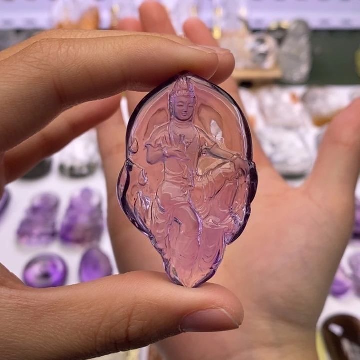 知***。水晶颈饰未镶嵌定制