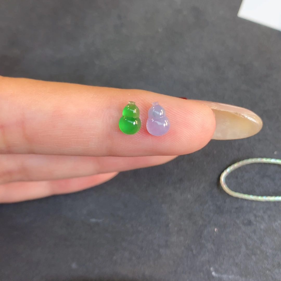 翡翠裸石翡翠翡翠6.68-4.76-2.3