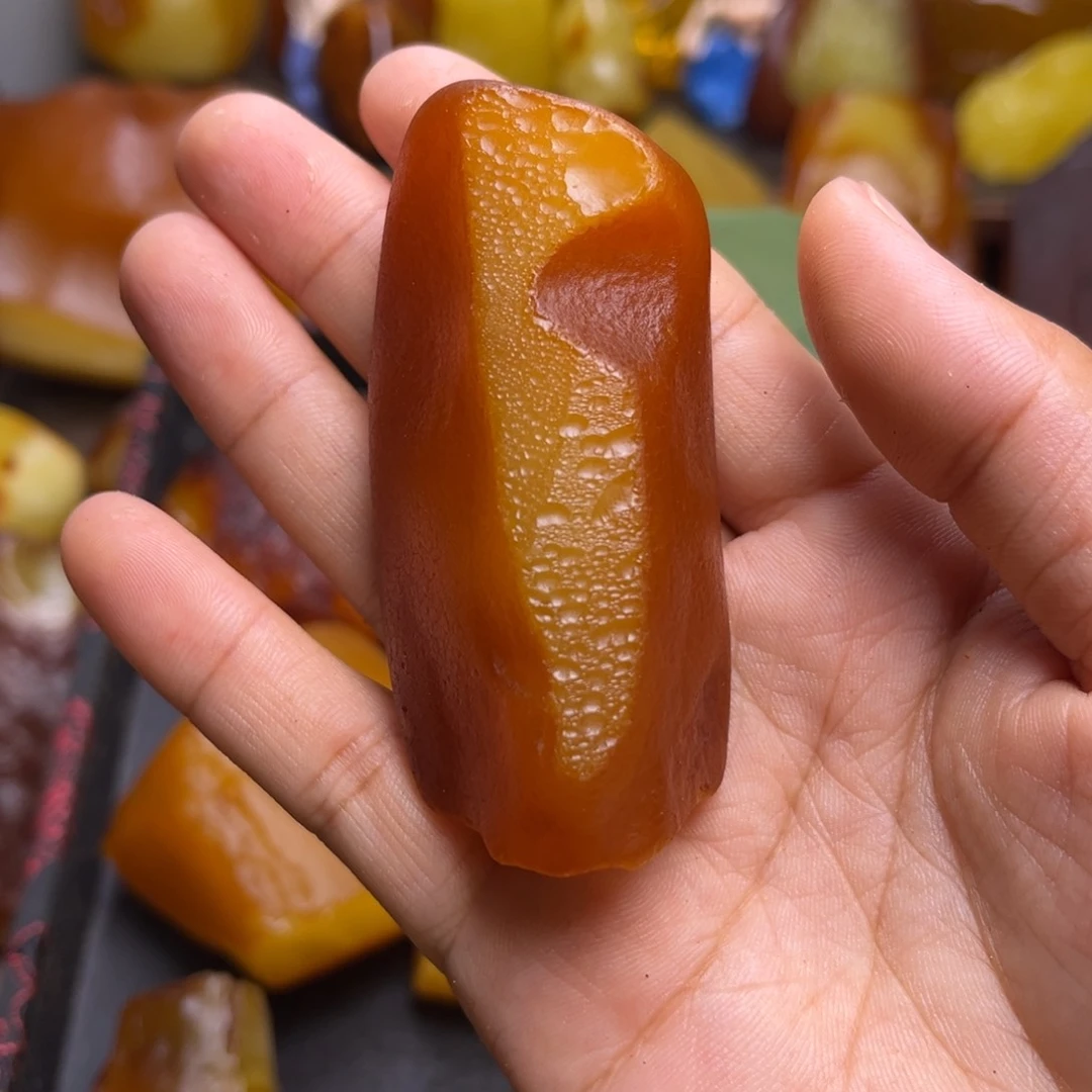 定制琥珀未镶嵌琥珀蜜蜡原石定制