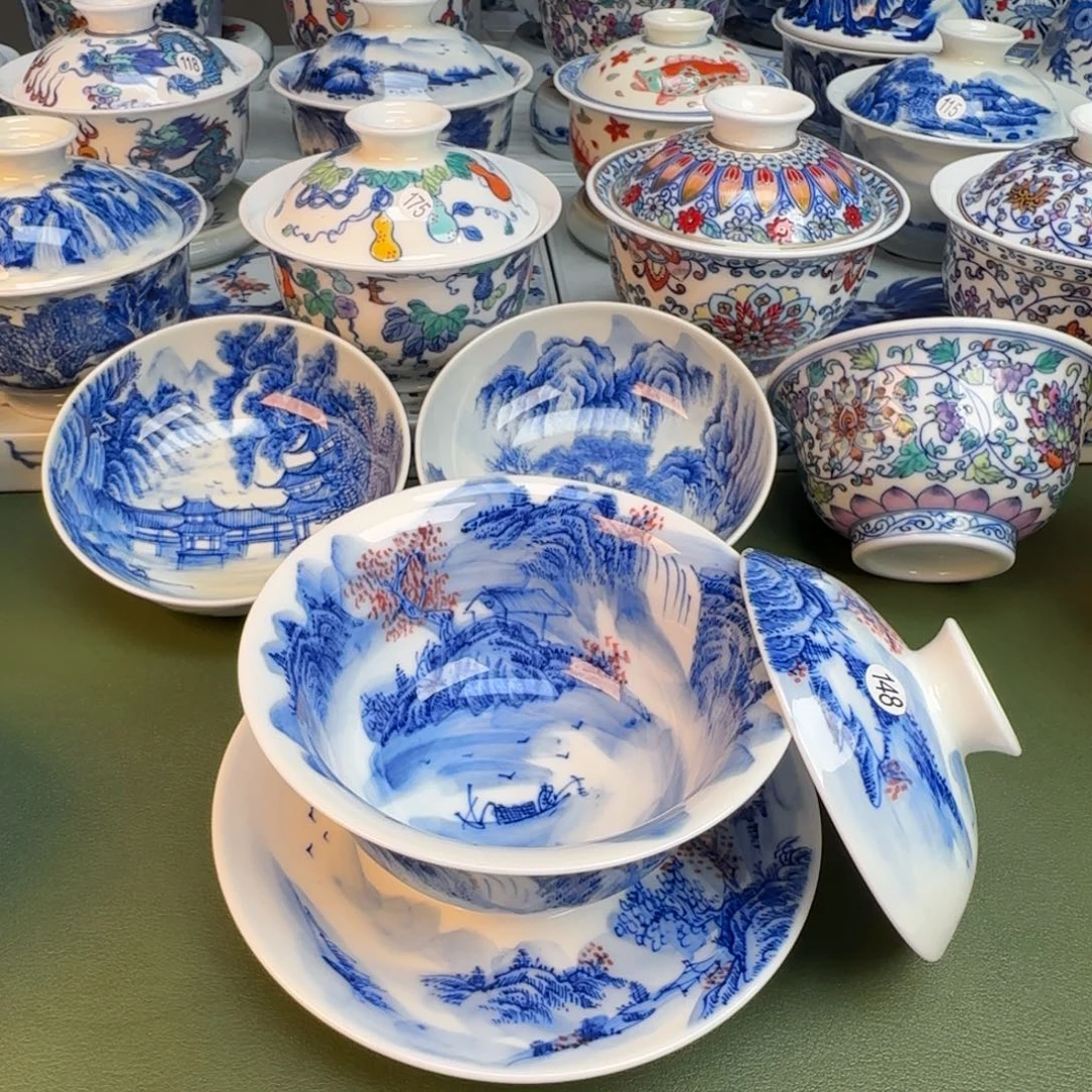 纯手工纯手绘茶具58