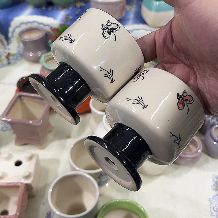 微瑕陶瓷花盆满9.9发