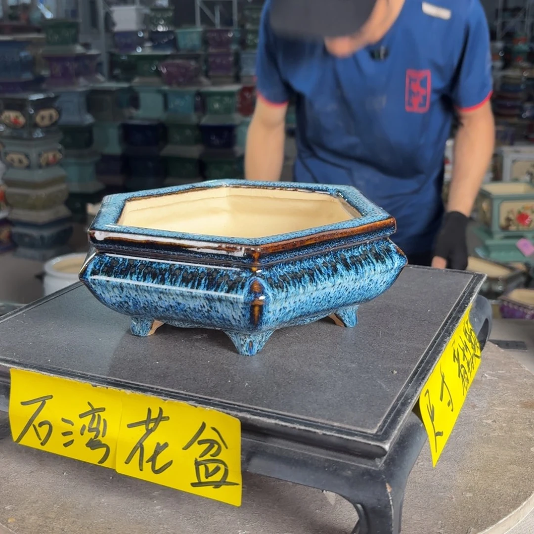 一风堂石湾花盆 内16*5