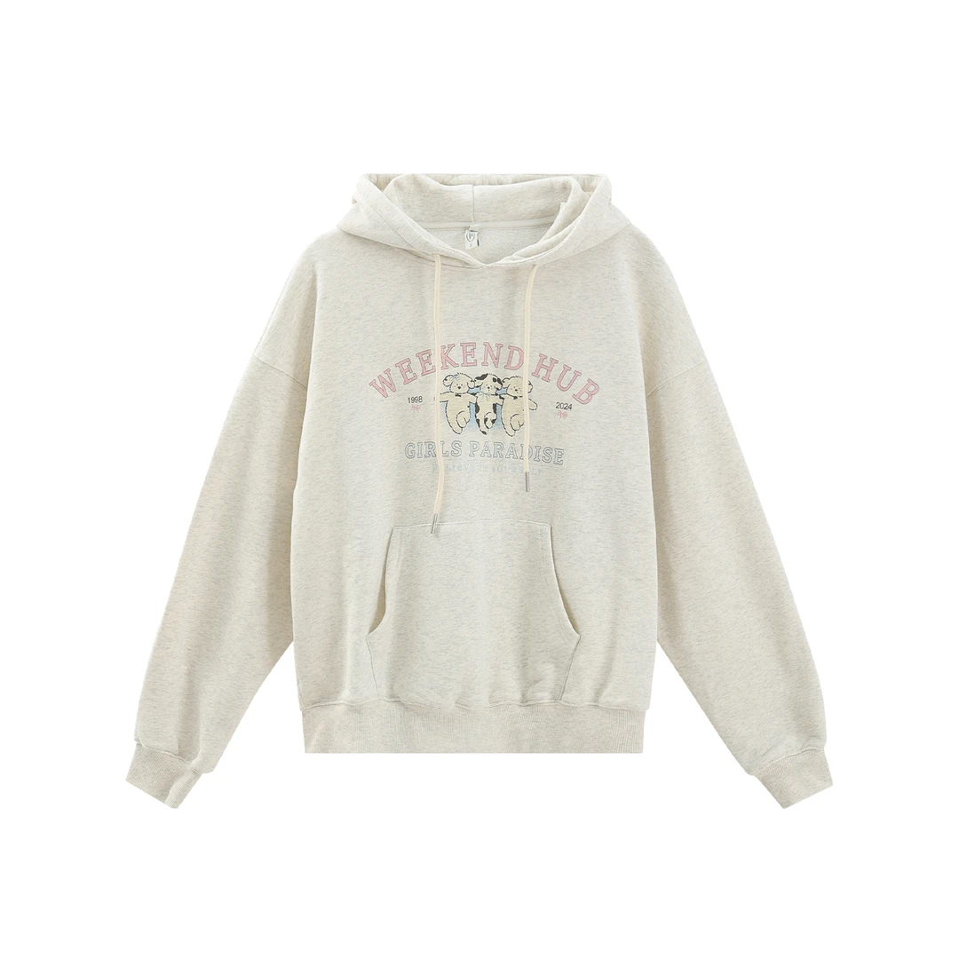 WEEKEND HUB韩系休闲连帽卫衣23416B2505