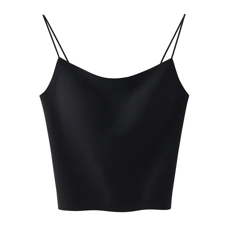 YAO PPARENTT-CCIILD夏季莱卡柔贴背心U领美背款固定Bra吊带Y2925