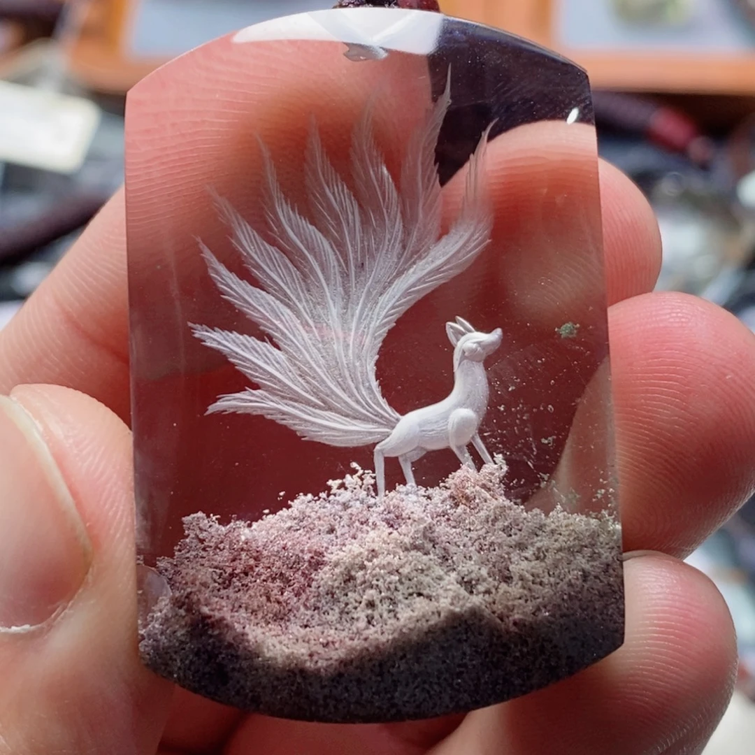 未镶嵌水晶吊坠(不含链)