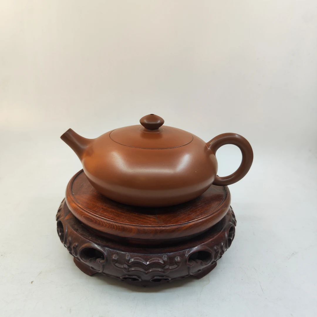 约210毫升左右飞碟壶纯手工泡茶坭兴陶 泡茶手工茶壶