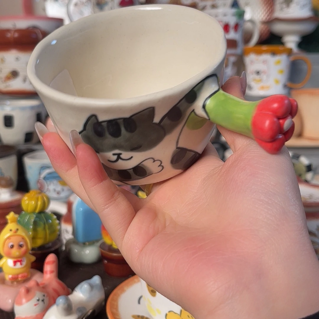 景德镇陶瓷可爱手绘杯