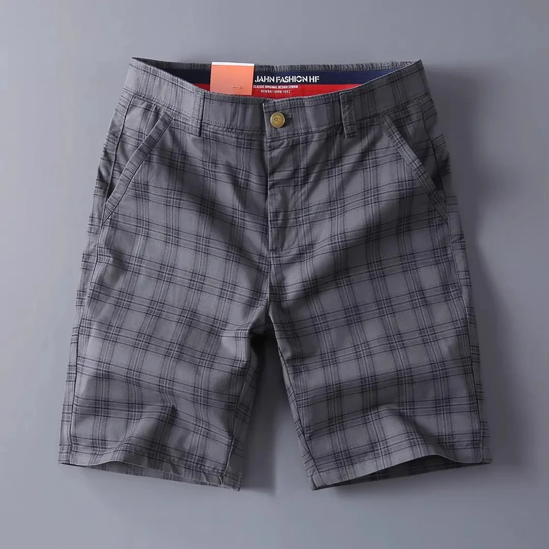 法国Cebrodz中腰吸汗微弹力夏季薄款休闲裤弹力直筒宽松大码