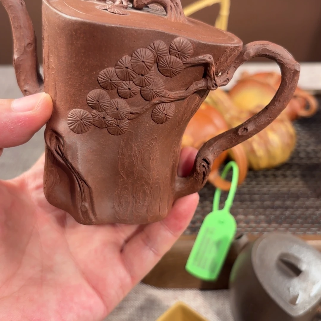 茶壶紫砂全手工树桩