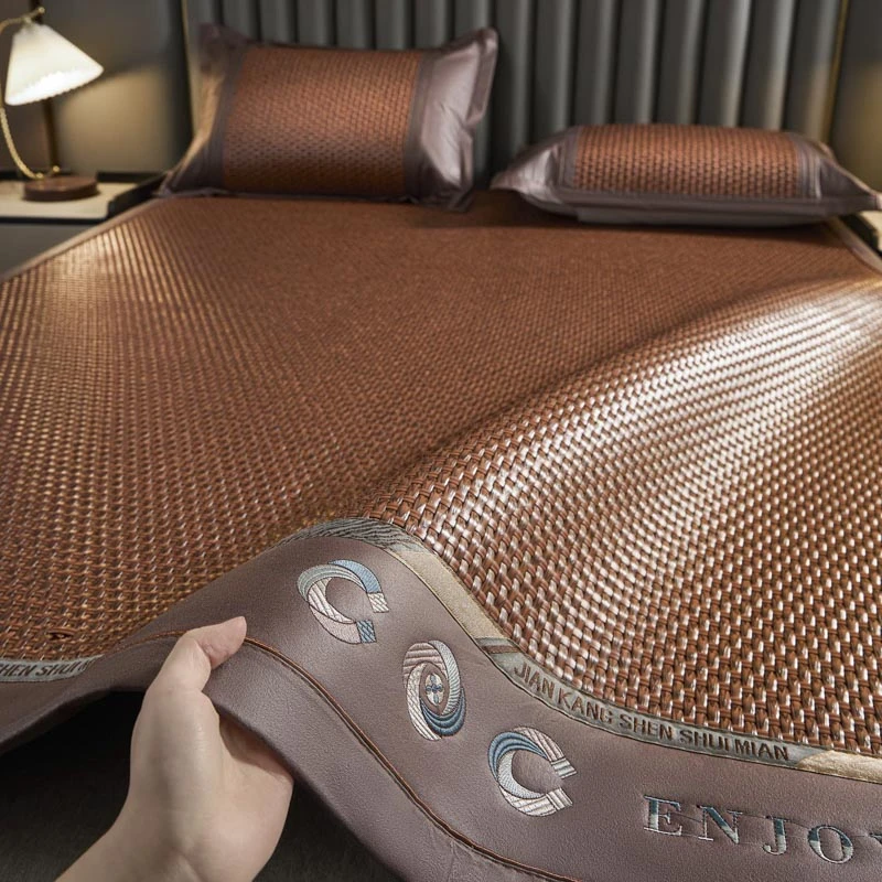 正宗藤席凉席1.8米×2米厂家直销1.5米家用竹席草竹凉席子冰丝夏天