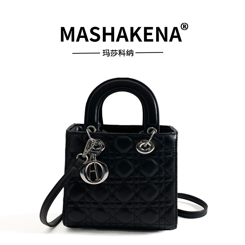 【王妃轻奢系列】四格戴妃包斜挎款包菱格防刮大气单肩包大版