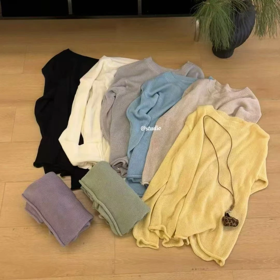 P&C studio 马卡龙色针织圆领衫氛围感拉满