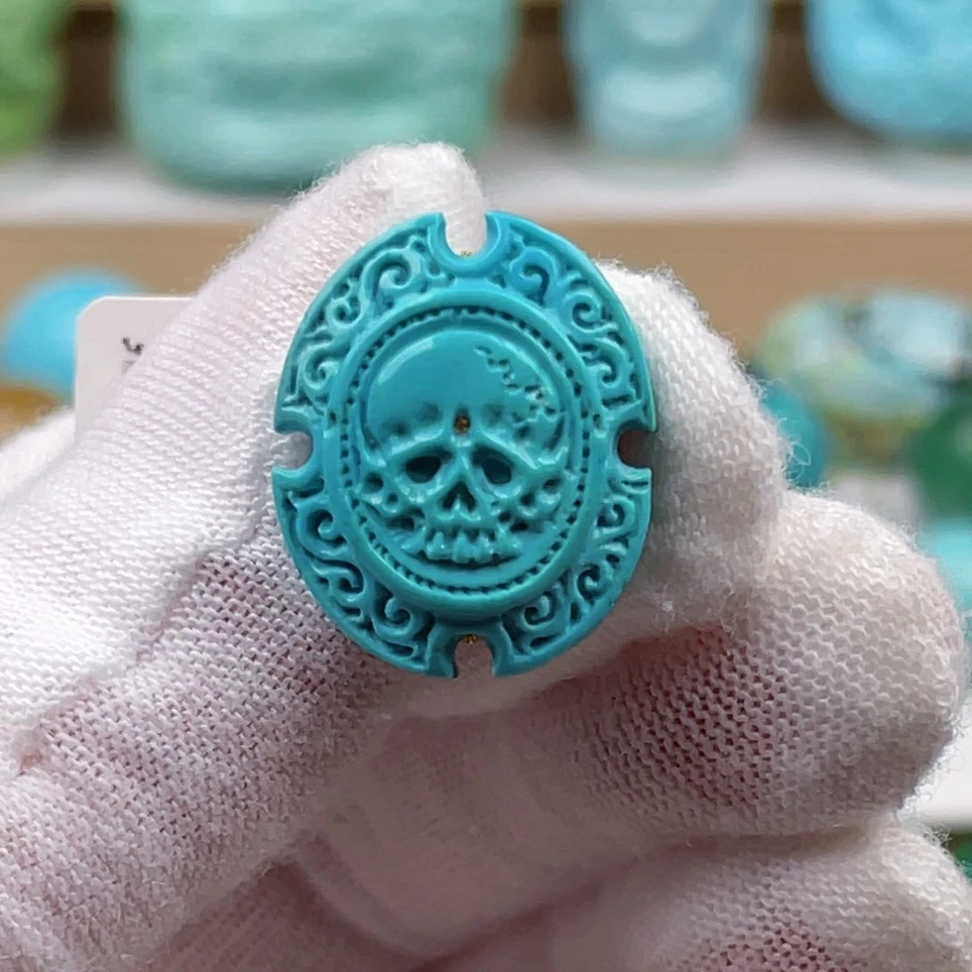 未镶嵌绿松石珠宝奇石