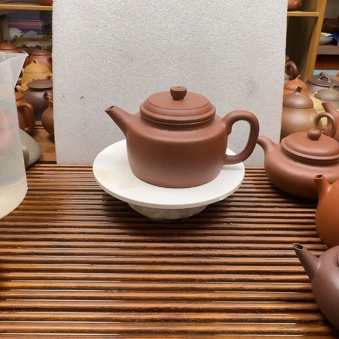 紫砂茶壶半手工制作