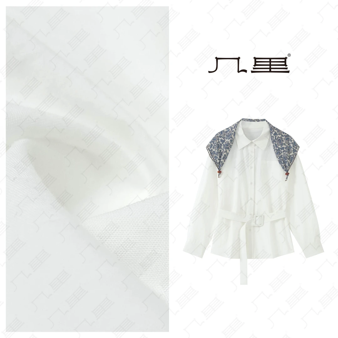 几里与麻 气质收腰显瘦配丝巾衬衫 衣长65胸围110 2081139