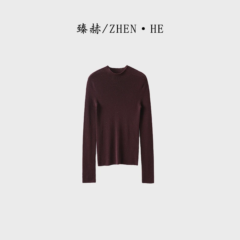 臻赫/ZHEN·HE  秋季新款 女士半高领长袖套衫 2025秋