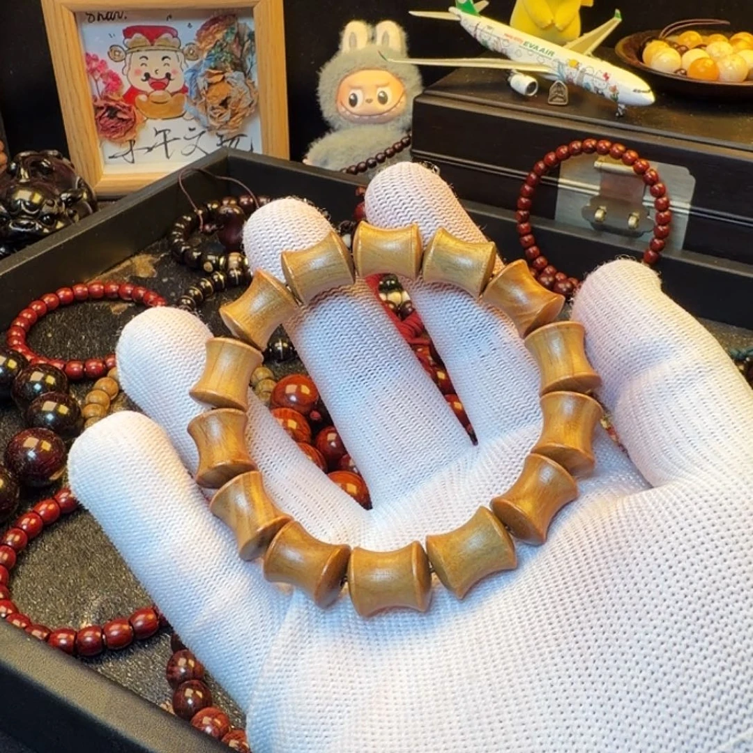 十***九维腊木（绿檀）手串/手链