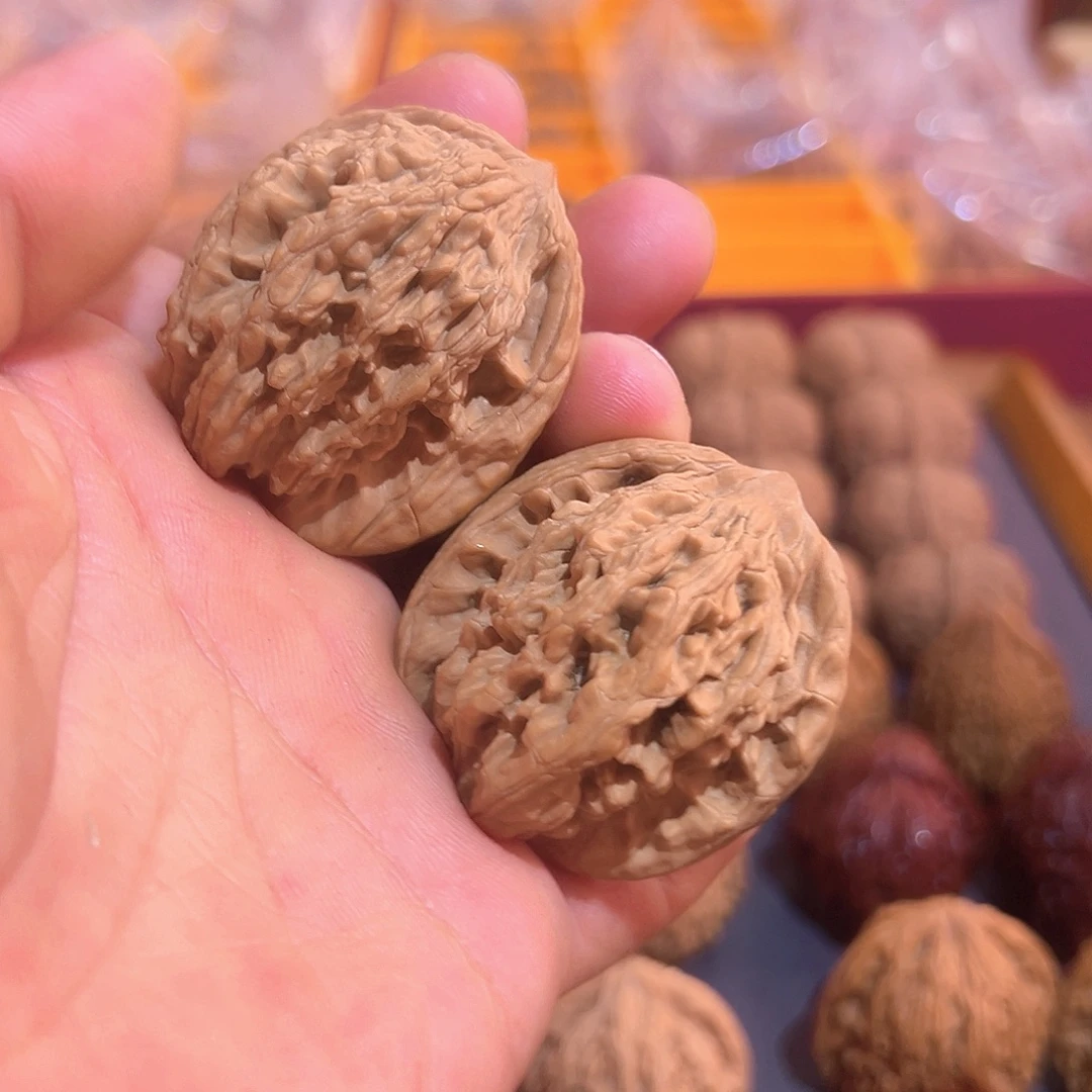 吊坠文玩核桃09麦穗虎头