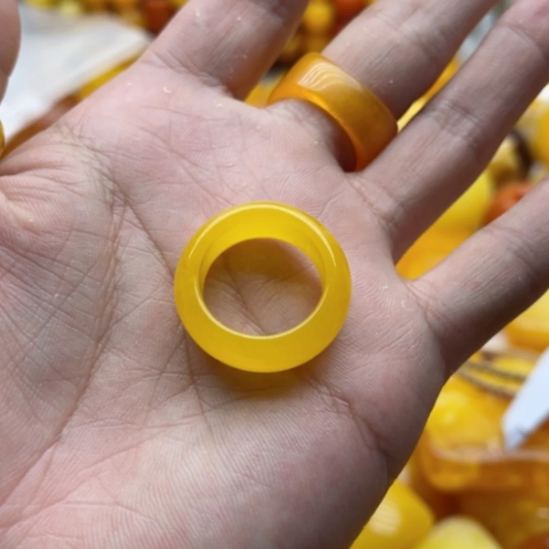 【闪购商品】蜜蜡手链未镶嵌蜜蜡戒指内卡18