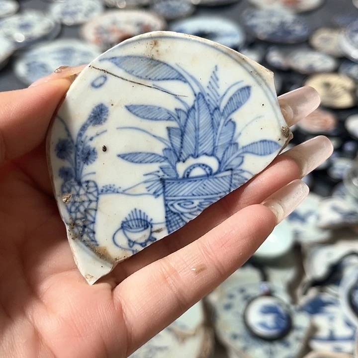 瓷片瓷片茶托喝茶非常不错