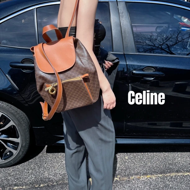 修复品617953/Celine /思琳 小号甜甜圈双肩包配皮换新