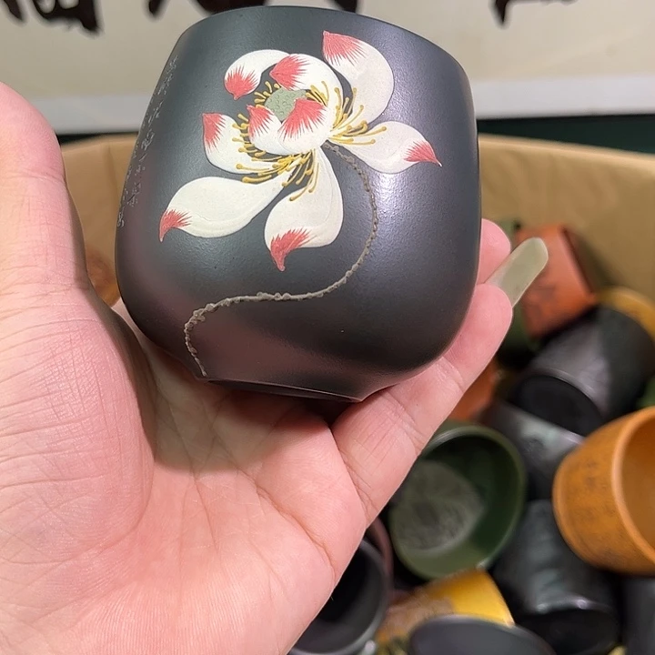 茶杯紫砂全手工紫砂主人杯