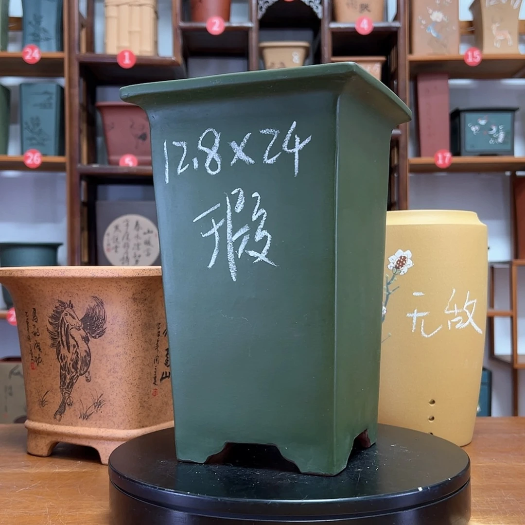 【闪购商品】紫砂花盆微瑕周之夏精品紫砂花盆